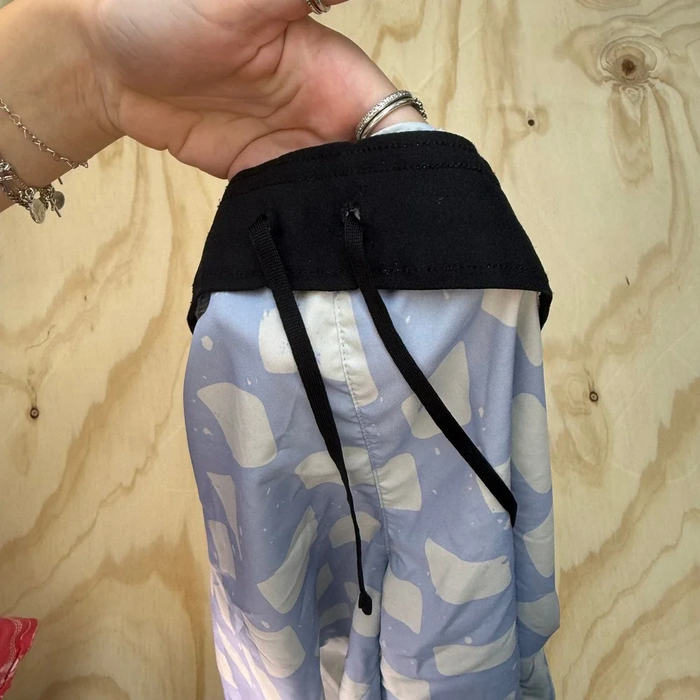 Nike Dri-FIT Challenger run Shorts Mens Large Blue Geometric Print DX0896-479